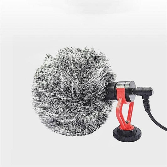 Black Mobile Phone Live SLR Camera Gun Type Pointing Microphone Condenser Microphone
