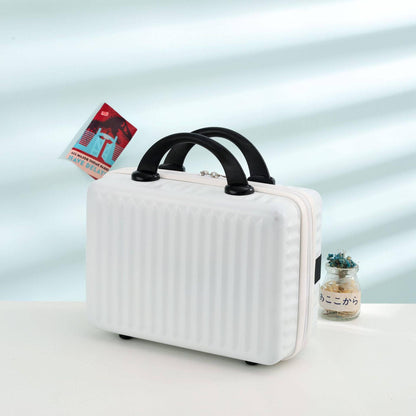 Ivory White / 14 Inches Large Capacity Pressure-resistant Portable Pressure-resistant Suitcase