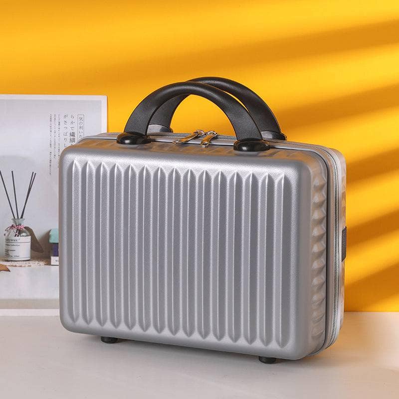 Light Gray / 14 Inches Large Capacity Pressure-resistant Portable Pressure-resistant Suitcase